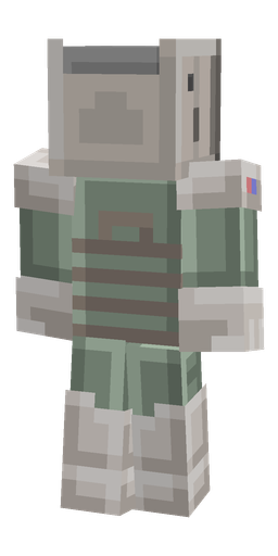 Classic skin: body, back render