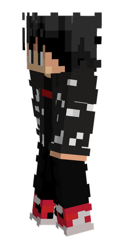 Black skin: body, left side render