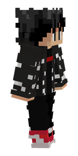 Black skin: body, right side render