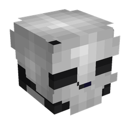 Black skin: head render