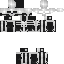 Black skin: raw texture render