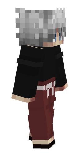 Black skin: body, right side render