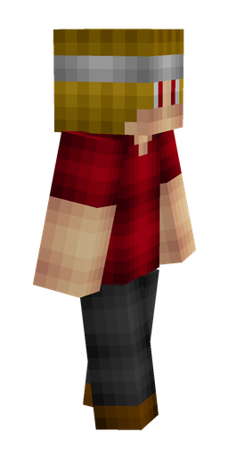 Black skin: body, right side render