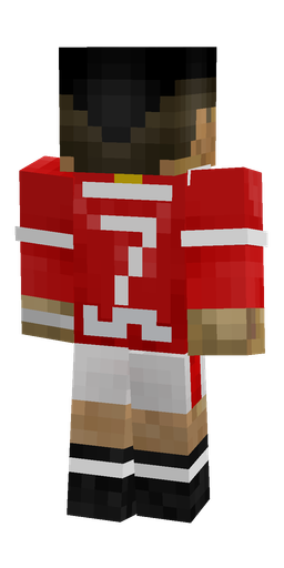 Black skin: body, back render