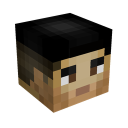 Black skin: head render