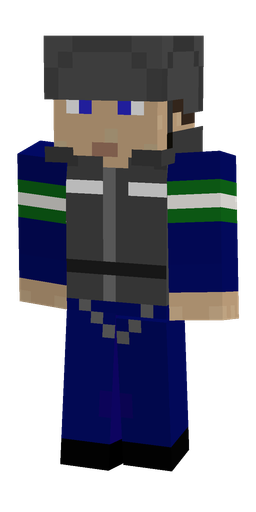 Black skin: body, front render