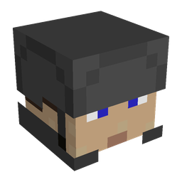 Black skin: head render