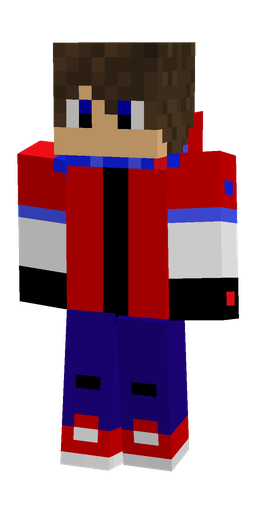 Blue skin: body, front render
