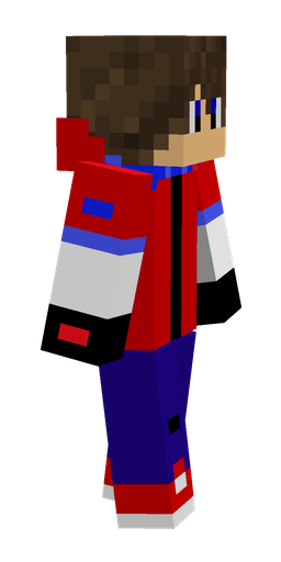 Blue skin: body, right side render