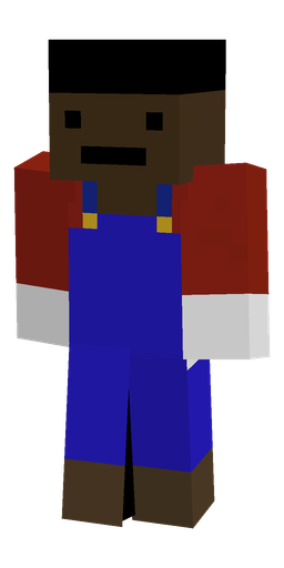 Blue skin: body, front render