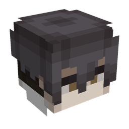 Black skin: head render