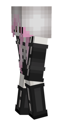 Black skin: body, left side render
