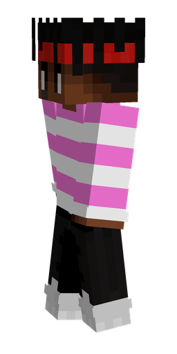 Black skin: body, left side render