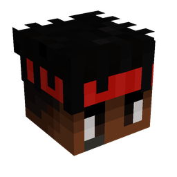 Black skin: head render