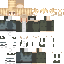 Black skin: raw texture render