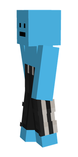 Black skin: body, left side render