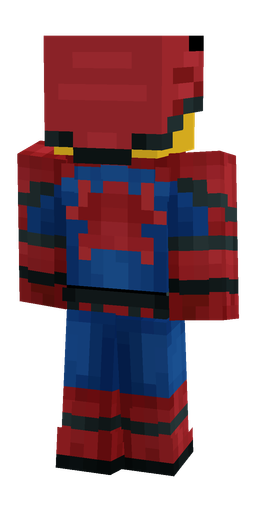 Blue skin: body, back render