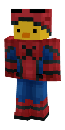 Blue skin: body, front render