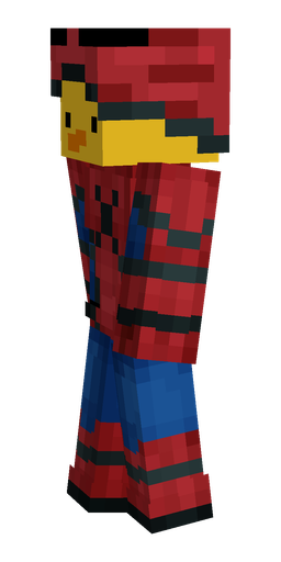 Blue skin: body, left side render