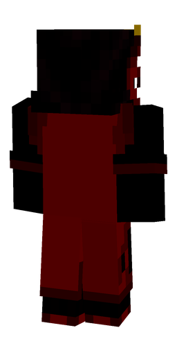 Black skin: body, back render