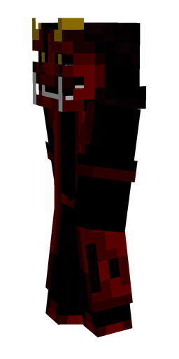 Black skin: body, left side render
