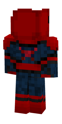 Black skin: body, back render