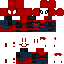 Black skin: raw texture render