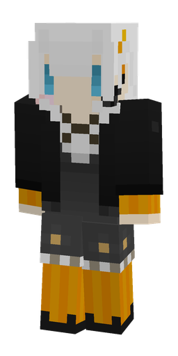 Black skin: body, front render