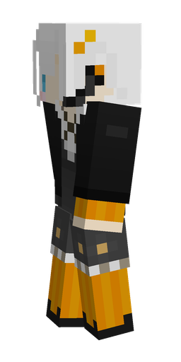 Black skin: body, left side render