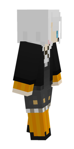 Black skin: body, right side render
