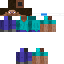 Blue skin: raw texture render