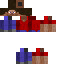 Blue skin: raw texture render
