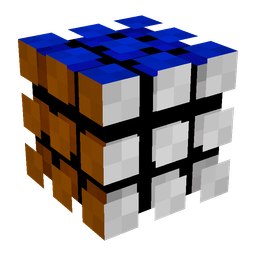 Black skin: head render