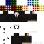 Black skin: raw texture render