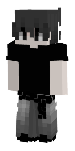 Black skin: body, front render