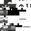 Black skin: raw texture render