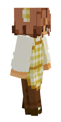 Brown skin: body, right side render
