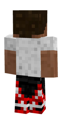 Black skin: body, back render