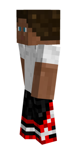 Black skin: body, left side render