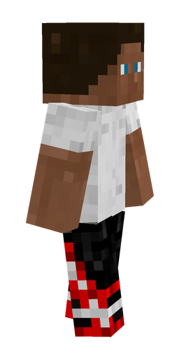 Black skin: body, right side render