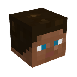 Black skin: head render