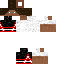 Black skin: raw texture render