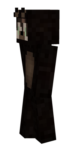 Black skin: body, left side render
