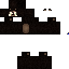 Black skin: raw texture render