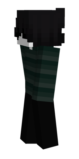 Black skin: body, left side render