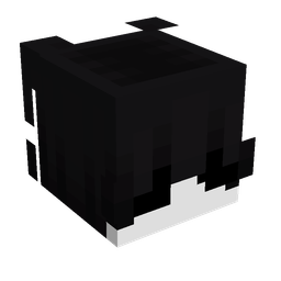 Black skin: head render