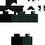 Black skin: raw texture render