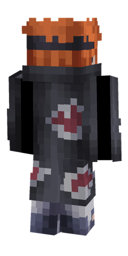 Black skin: body, back render