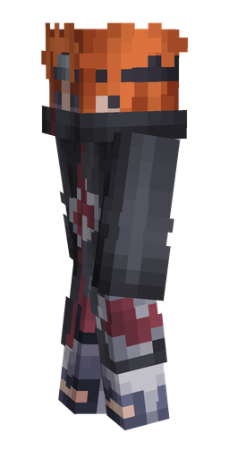 Black skin: body, left side render