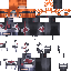 Black skin: raw texture render